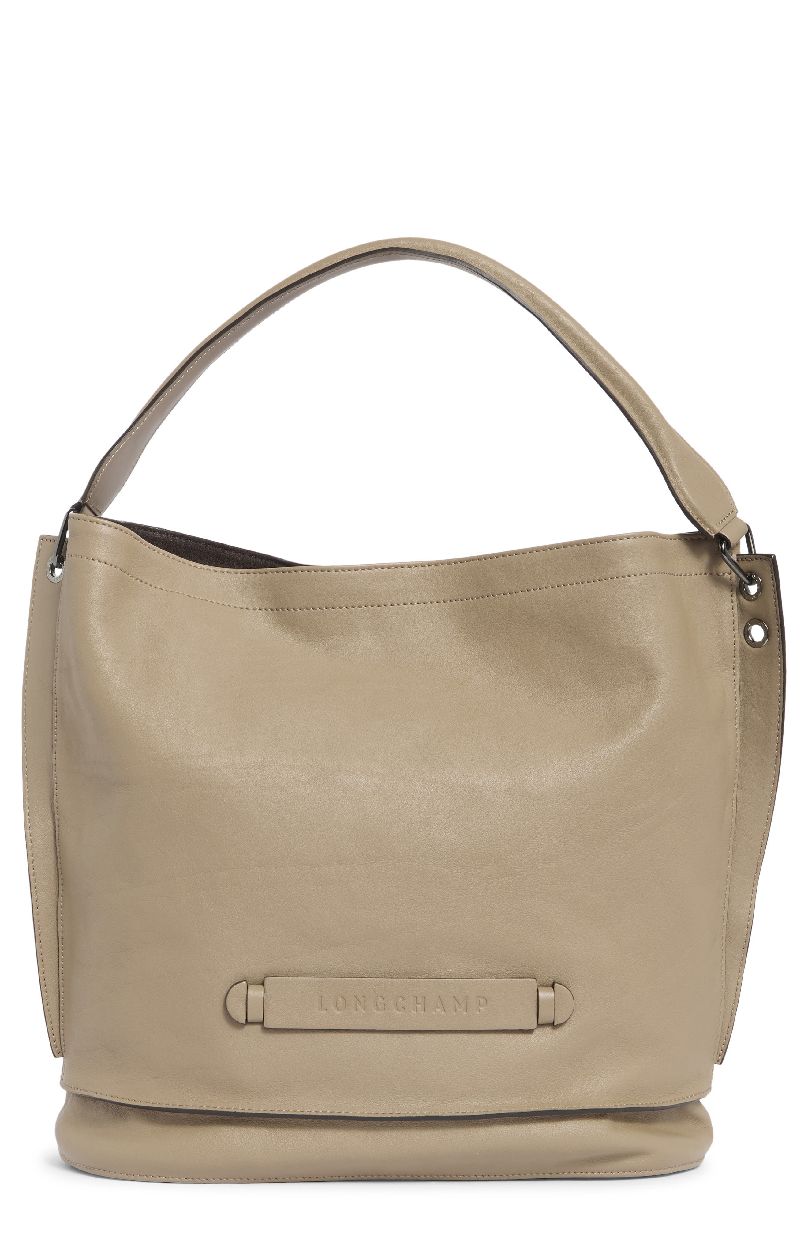 Longchamp 3D Leather Crossbody Hobo