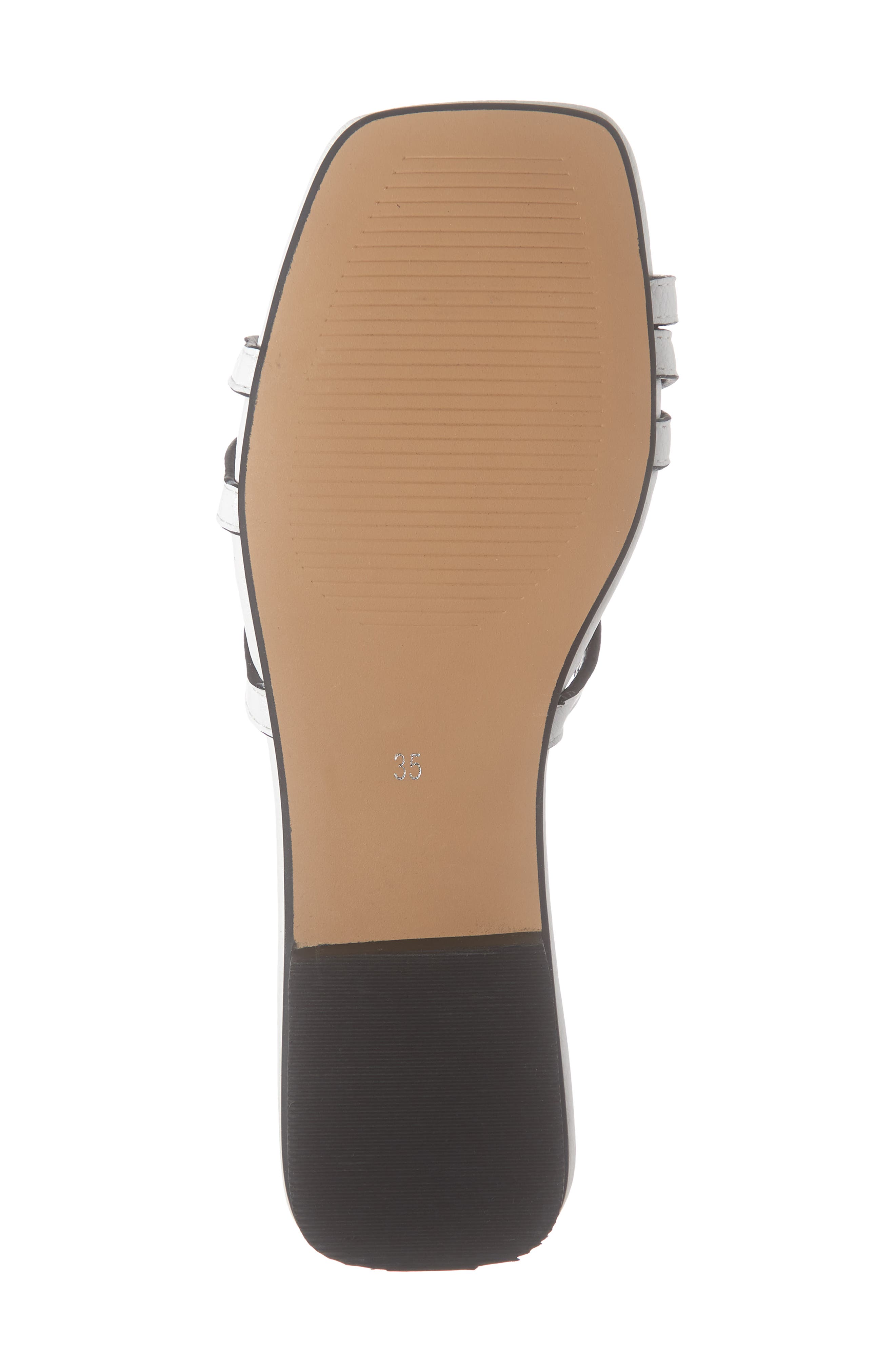 Topshop Hippie Square Slide Sandal, Alternate, color, 