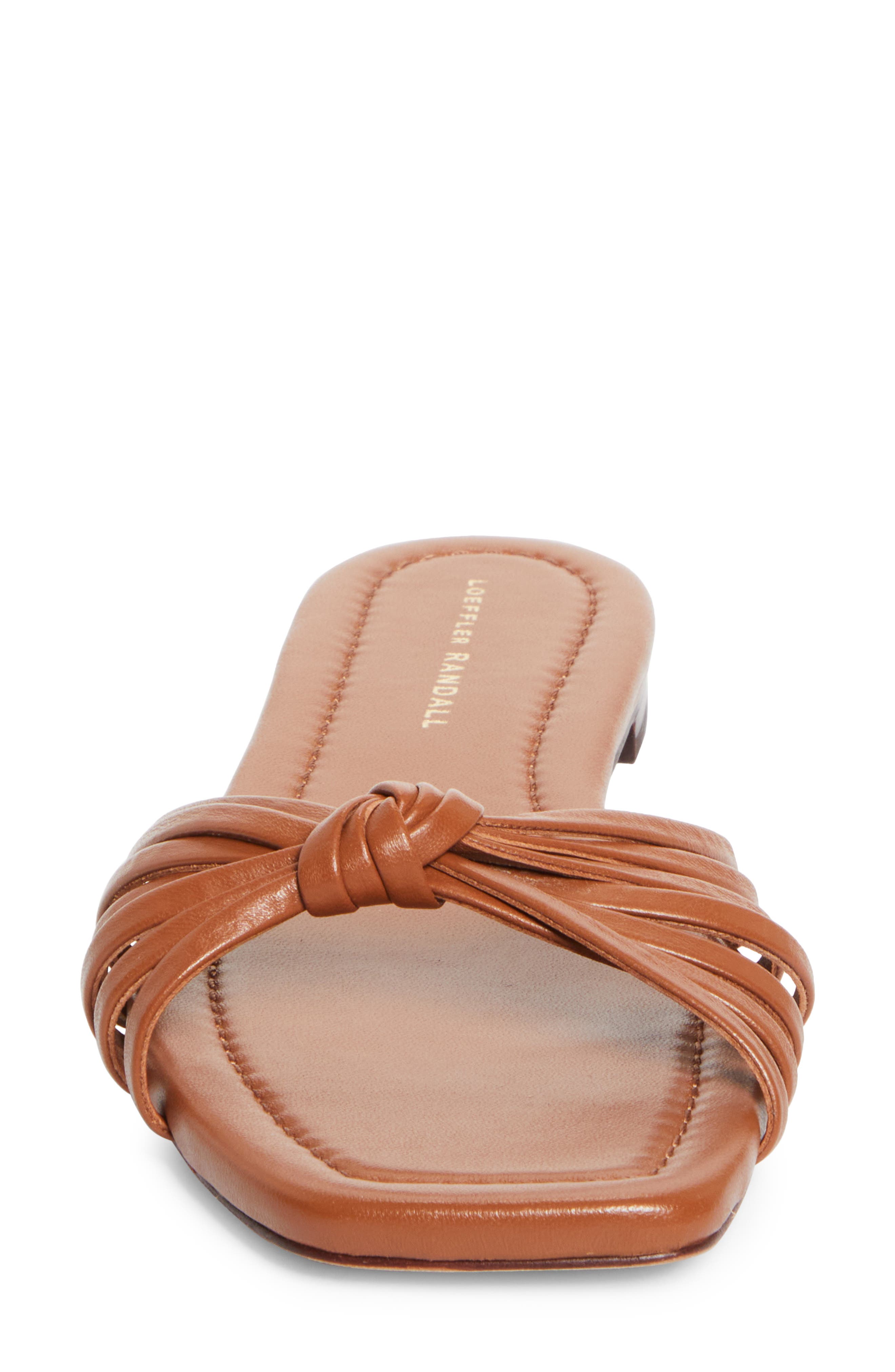 Loeffler Randall Izzie Knotted Slide Sandal, Alternate, color, Timber