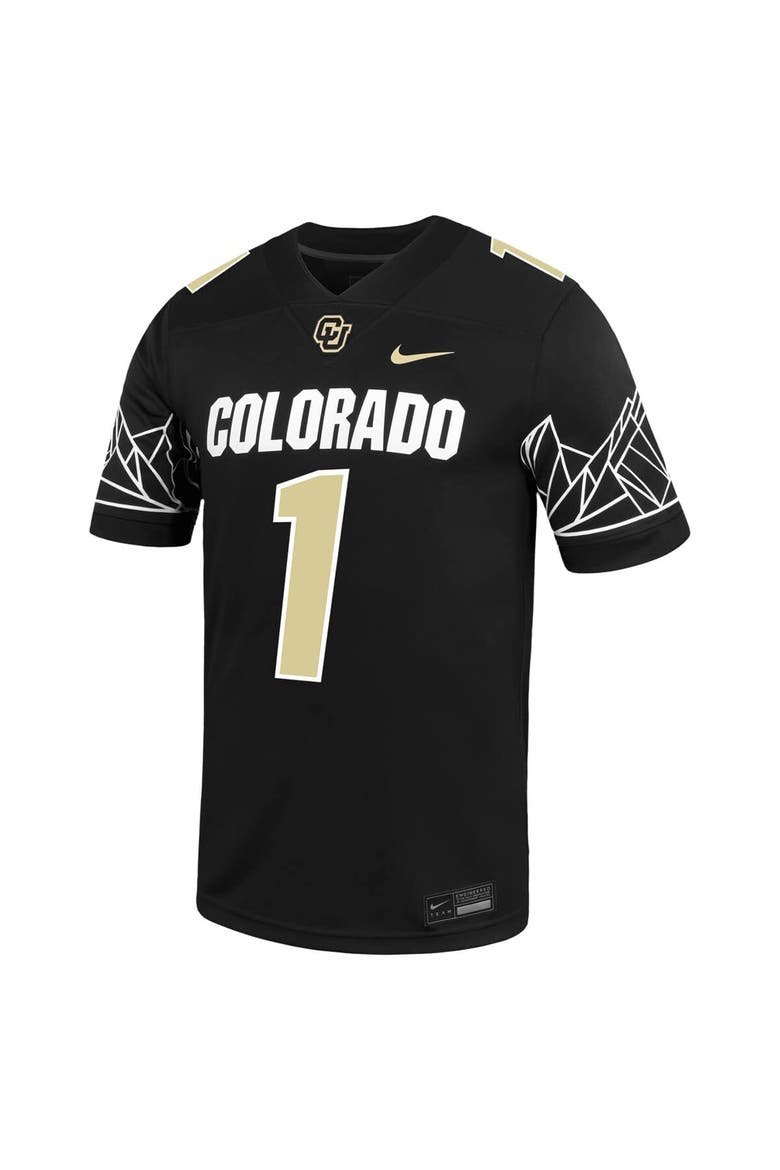 Men's Nike Black Colorado Buffaloes Untouchable Game Jersey, Alternate, color, Black