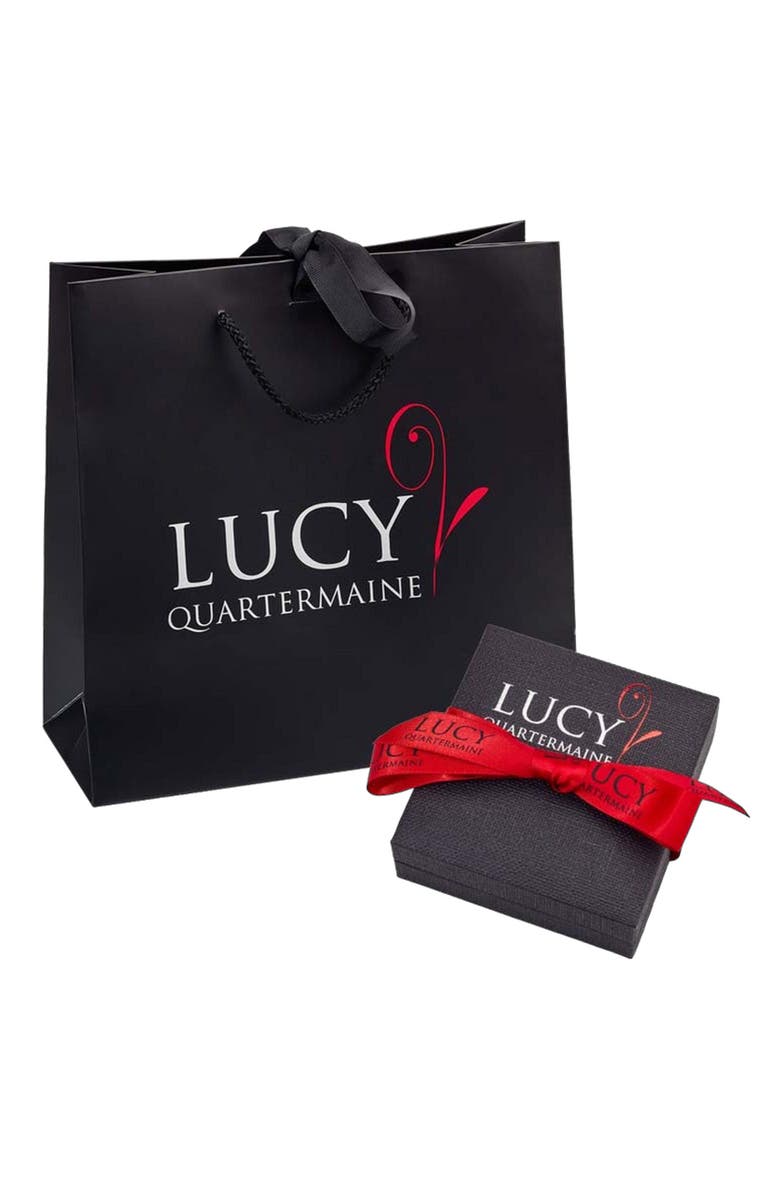 Lucy Quartermaine Egyptian Temple Long Earrings, Alternate, color, Sterling Silver