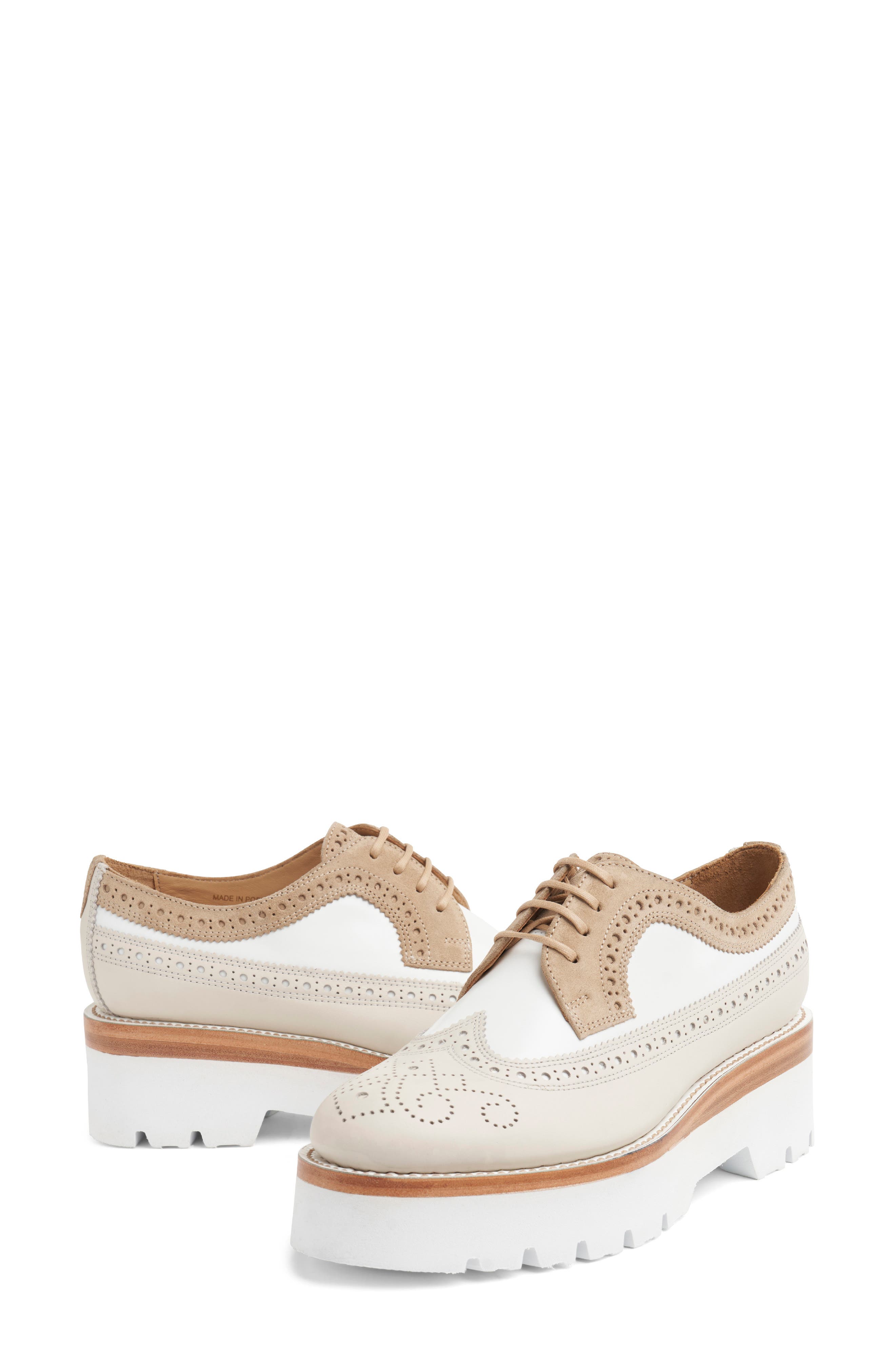 Miss Lucy Platform Derby, Alternate, color, BISCOTTI