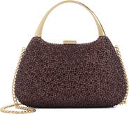 Dune London Beamings Crystal Embellished Top Handle Clutch