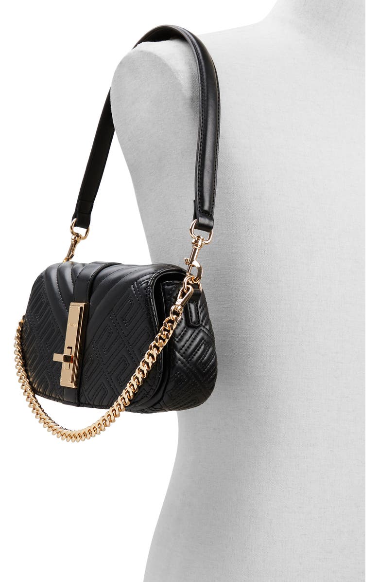 ALDO Romie Quilted Faux Leather Crossbody Bag, Alternate, color,