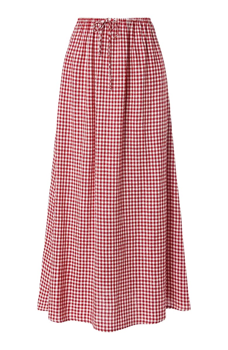 WeWoreWhat Tie Waist Skirt, Alternate, color, 