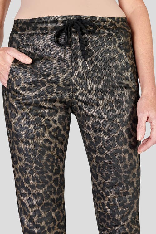 Alembika Leopard Print Slim-fit Stretch Jeans In Leopard