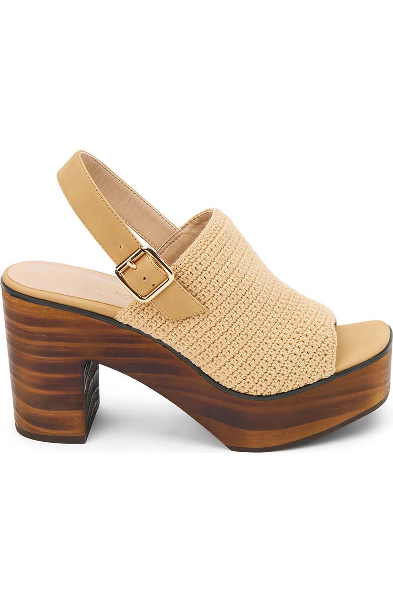 Coconuts by Matisse York Woven Slingback Platform Sandal, Alternate, color,