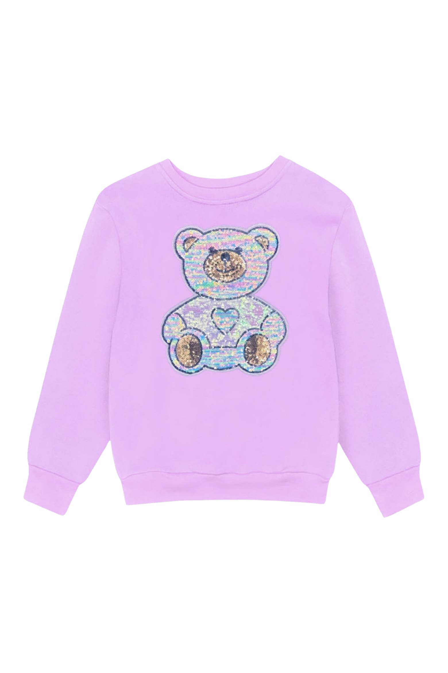 Bear Quilt Rack PixieLane Kids' Sequin Bear Graphic Sweatshirt | Nordstromrack