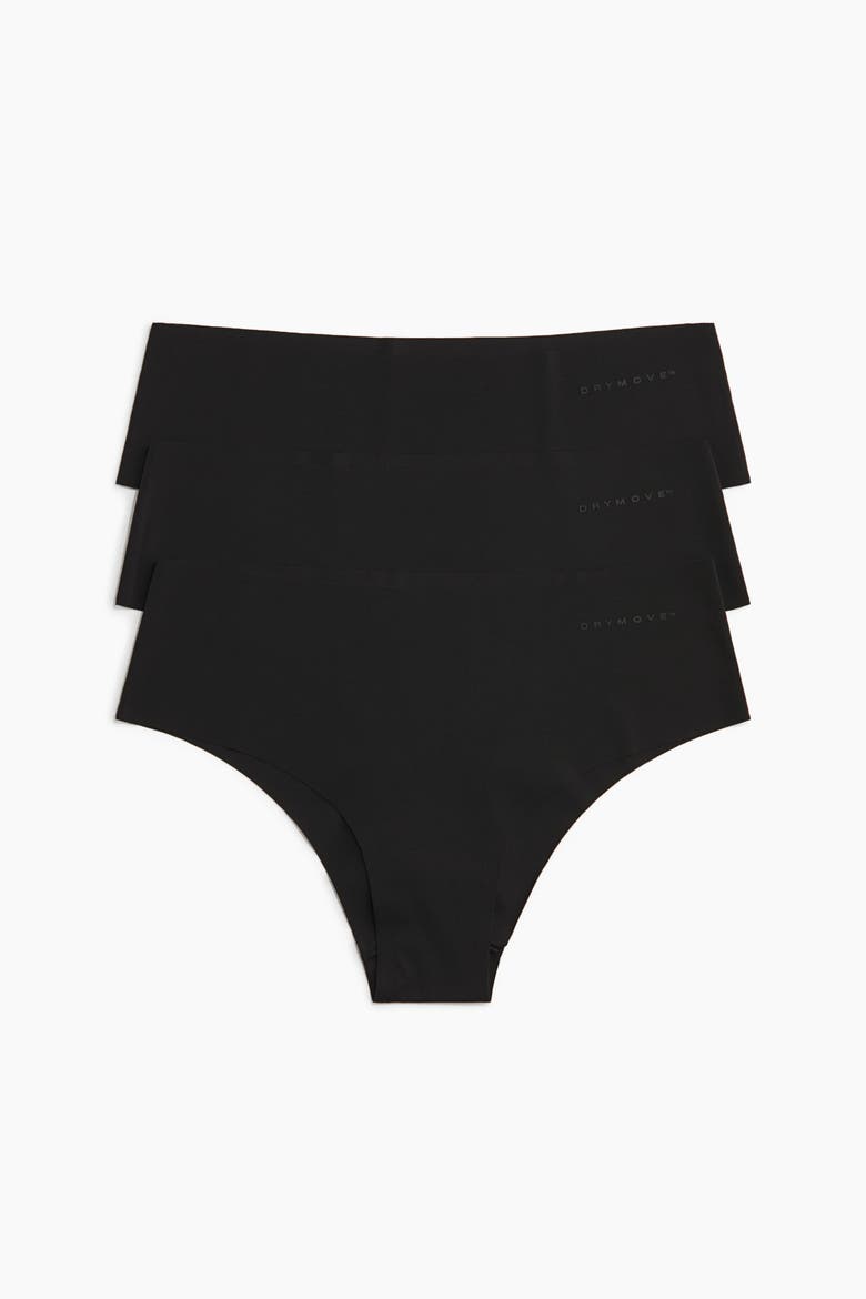 3-pack Sports Hipster Briefs With Drymove, Main, color, Black