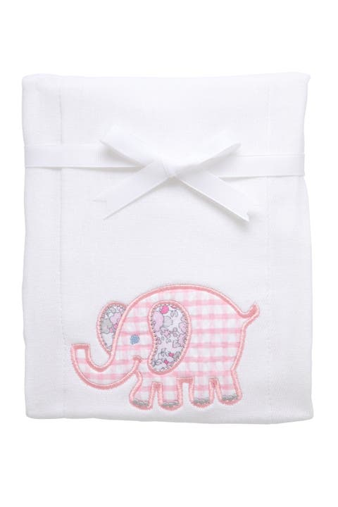 Playful Pals Applique Burp Cloth