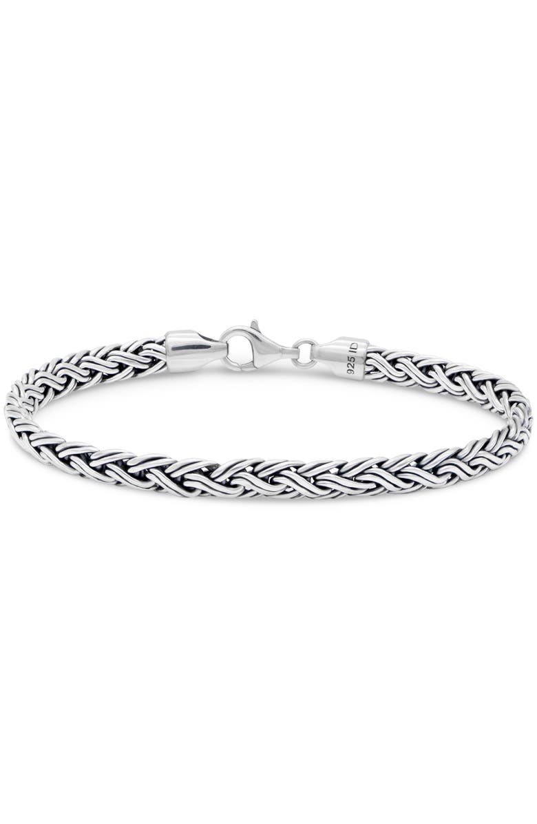 DEVATA Paddy Oval Chain Bracelet in Sterling Silver, 5mm, Main, color, Silver