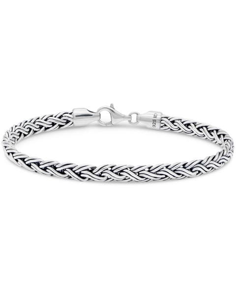 Paddy Oval Chain Bracelet in Sterling Silver, 5mm