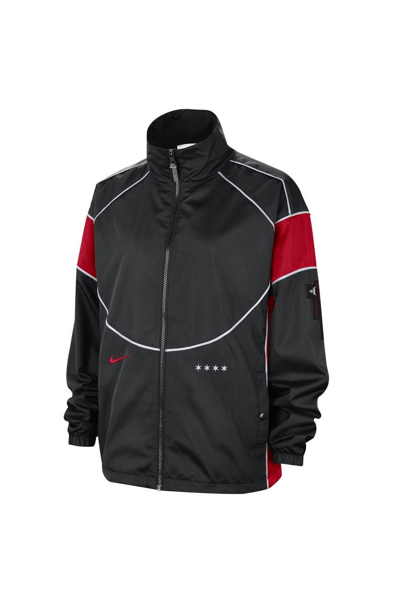 Nike Women's Nike Black Chicago Bulls 2023/24 City Edition Courtside Swoosh Fly Full-Zip Jacket, Alternate, color, 