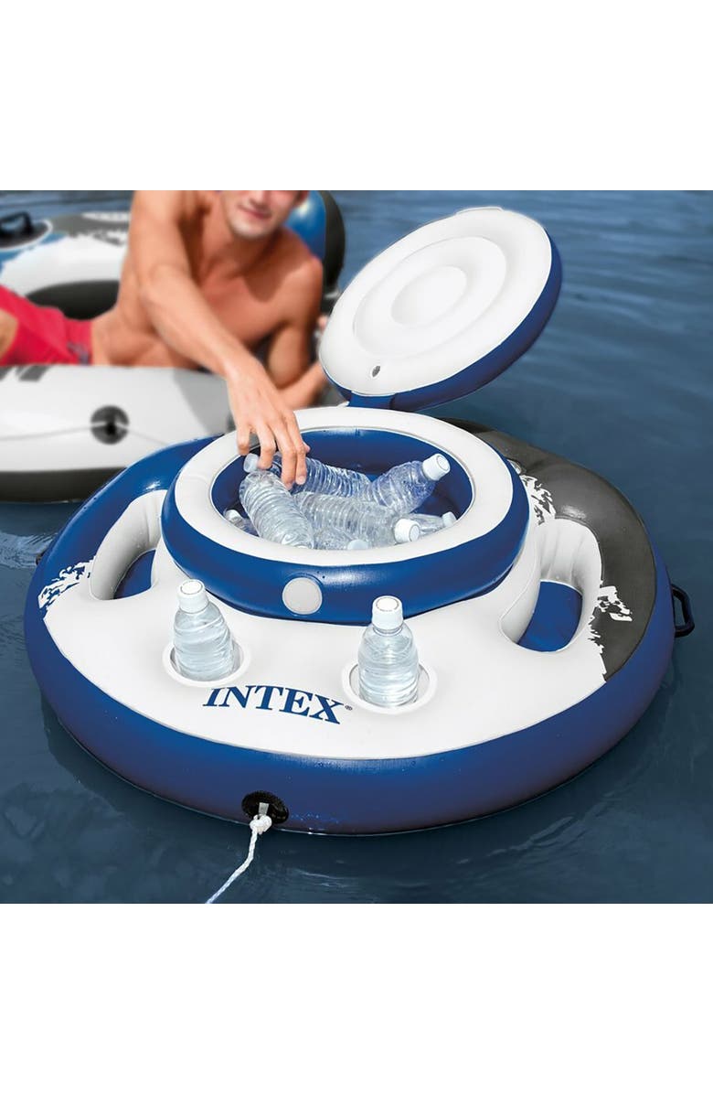Intex Mega Chill Inflatable Float For Water Use, Alternate, color, Blue