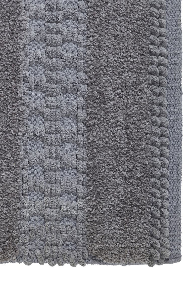 VCNY HOME Tahari Home Asalia Chenille Bath Mat, Alternate, color, Steel Grey