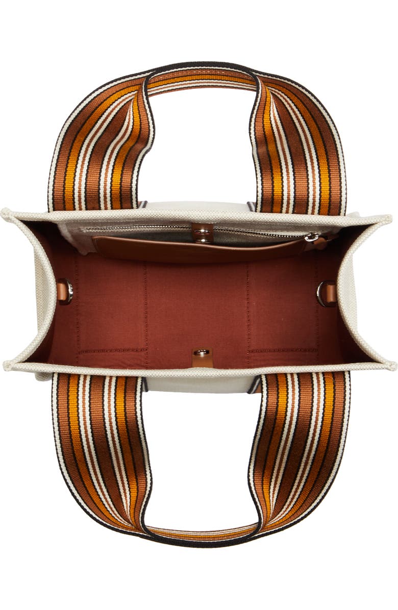 Loro Piana The Suitcase Mini Stripe Linen & Cotton Tote, Alternate, color,