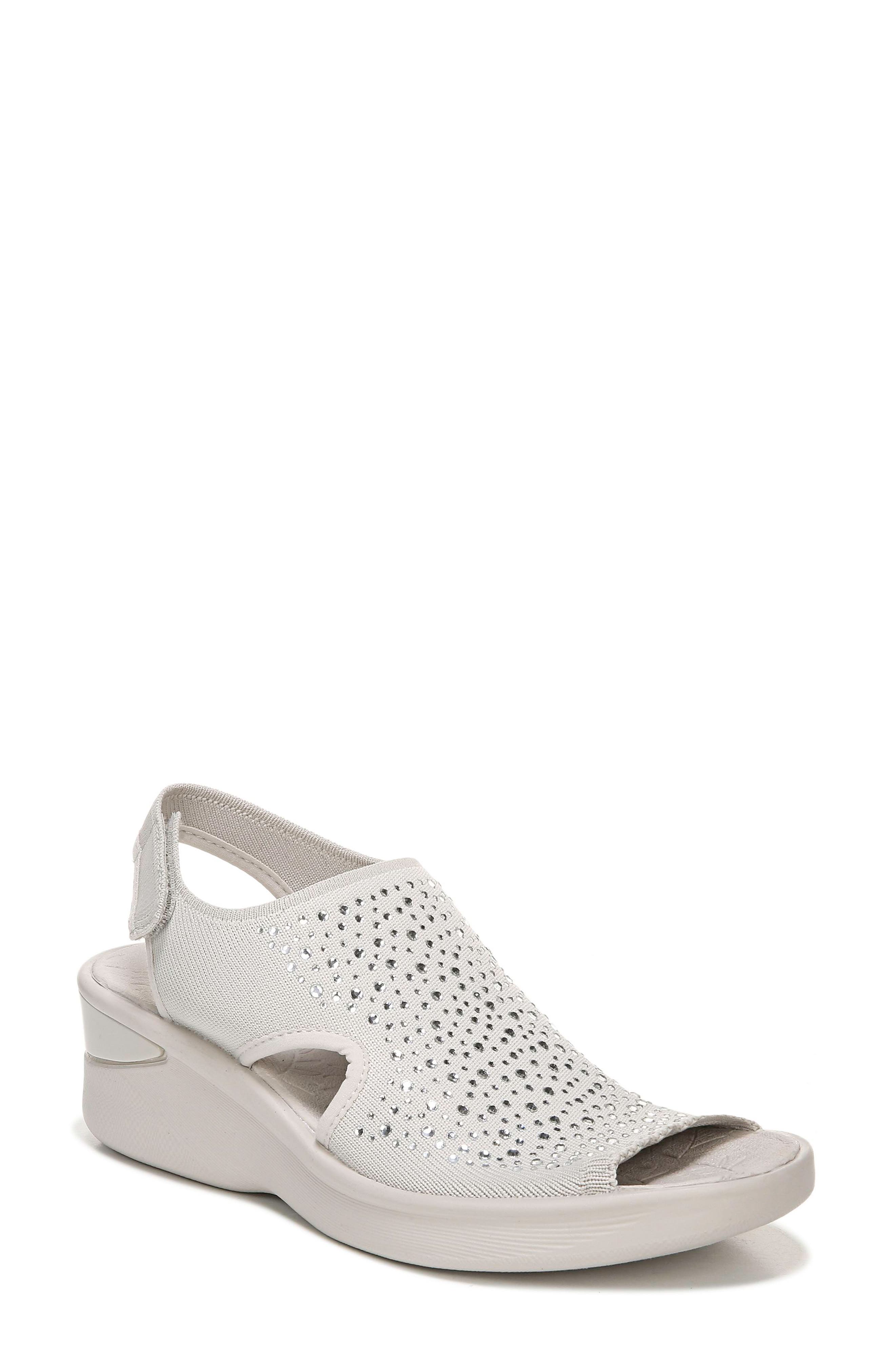 Saucy Slingback Sandal, Main, color, SILVER FABRIC
