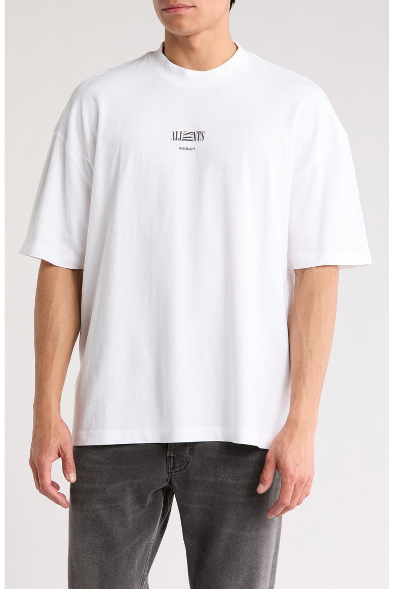 Burman Logo Cotton T-Shirt, Main, color, OPTIC WHITE