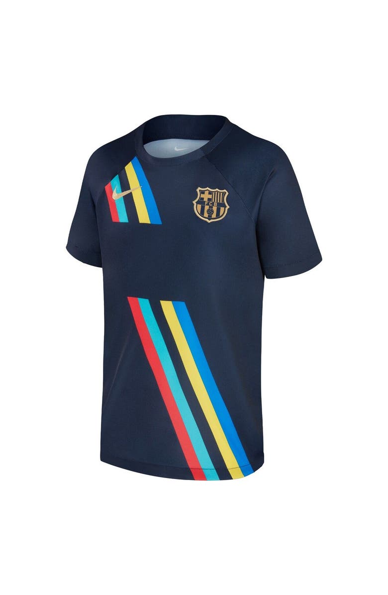 Nike Men's Nike Navy Barcelona 2022/23 Away Pre-Match Top, Alternate, color, 