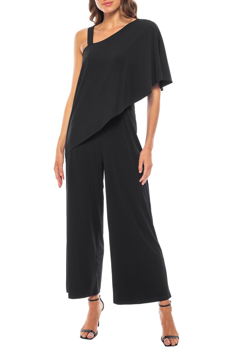 Marina One-Shoulder Jersey Jumpsuit, Main, color, 
