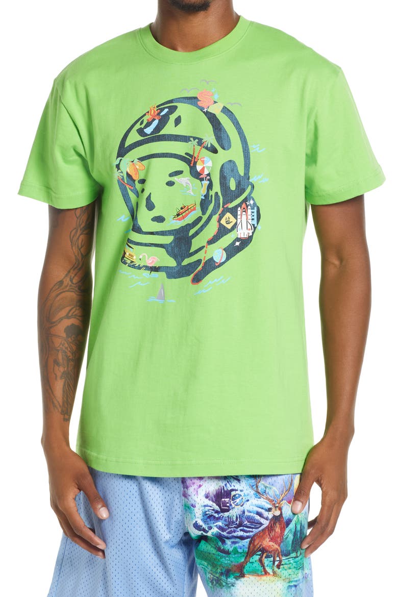 Men's Caribe Graphic Tee, Main, color, GREEN FLASH