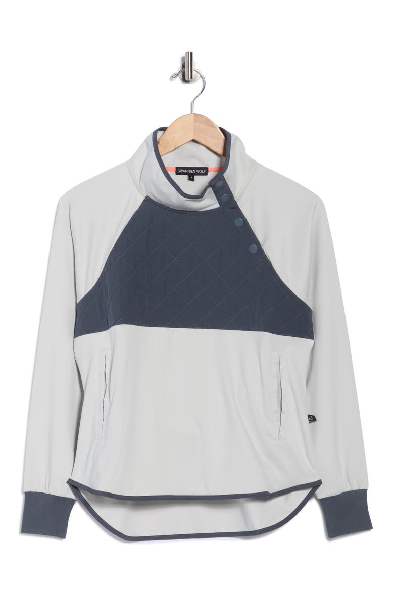 Ellis Colorblock Pullover, Alternate, color, GLACIER