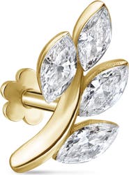 MARIA TASH Diamond Vine Threaded Stud Earring