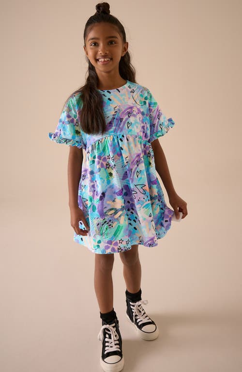 NEXT NEXT KIDS' EMPIRE WAIST COTTON T-SHIRT DRESS