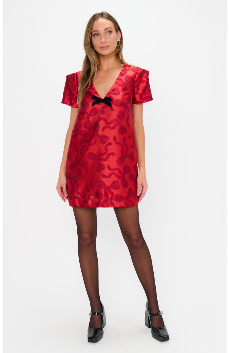 Show Me Your Mumu Jeanette Dress, Alternate, color, Bow What Fun