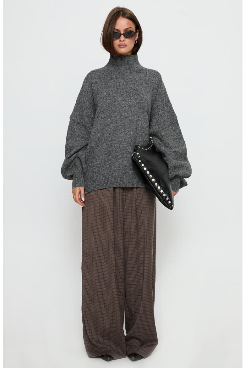 Patrizia Turtleneck Sweater, Alternate, color, GREY