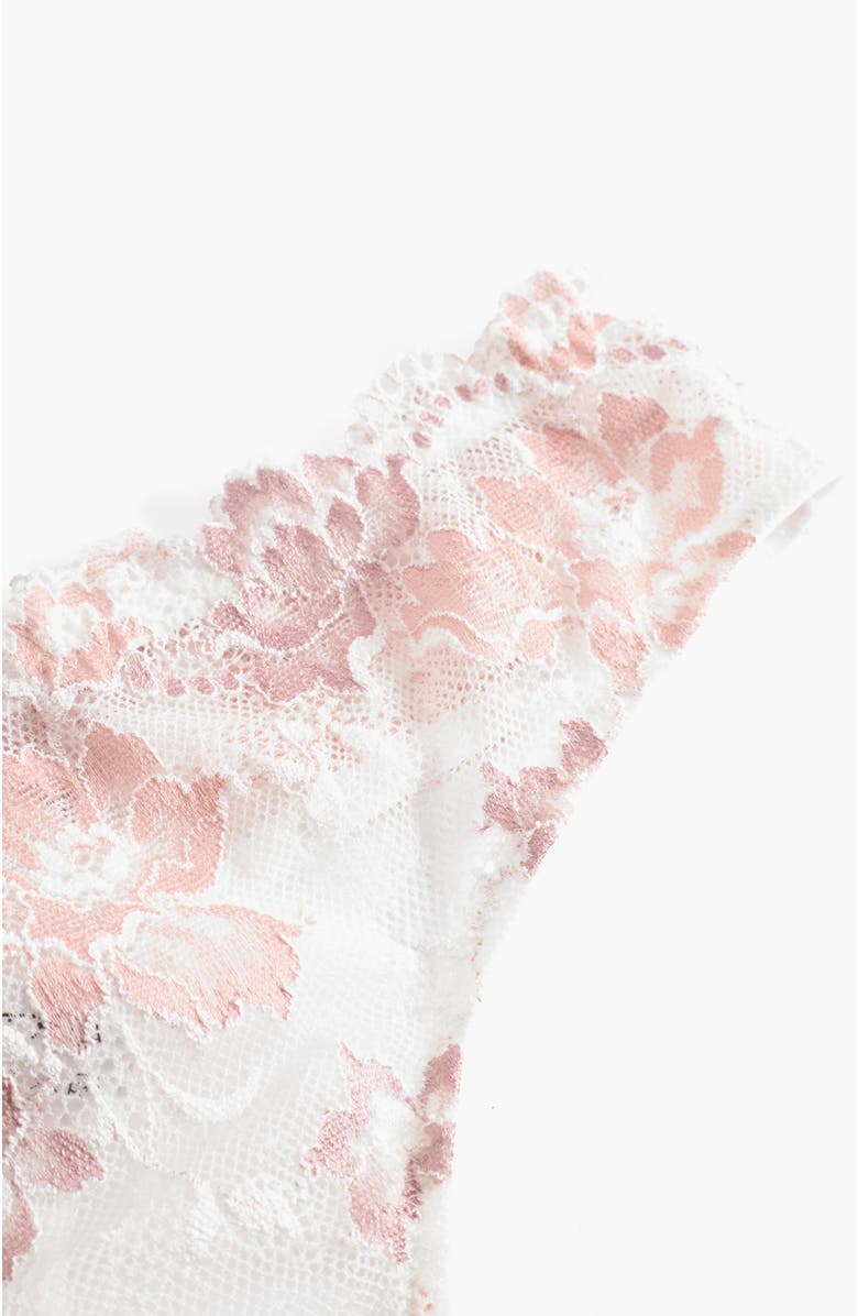 Cosabella Savona Low Rise Thong, Alternate, color, Mandorla/Moon Ivy