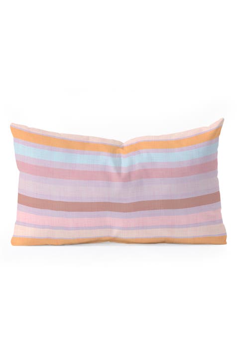 Mirimo Pastello Stripes Lumbar Throw Pillow