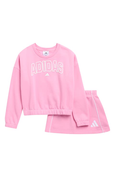 Kids' Logo Fleece Sweatshirt & Skort Set
