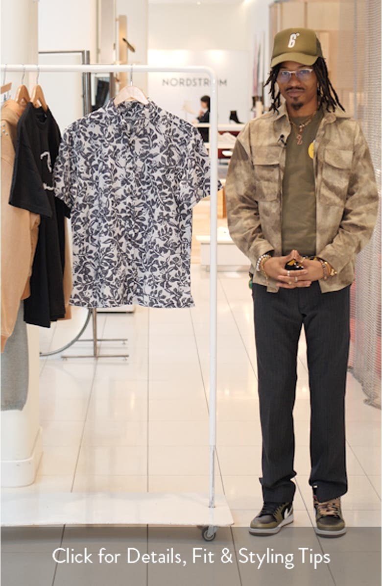 Tide Pool Short Sleeve Button-Up Shirt, sales video thumbnail