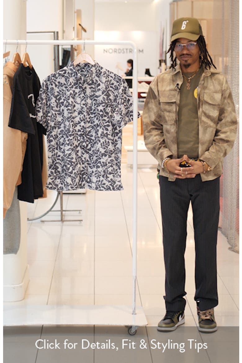 Tide Pool Short Sleeve Button-Up Shirt video