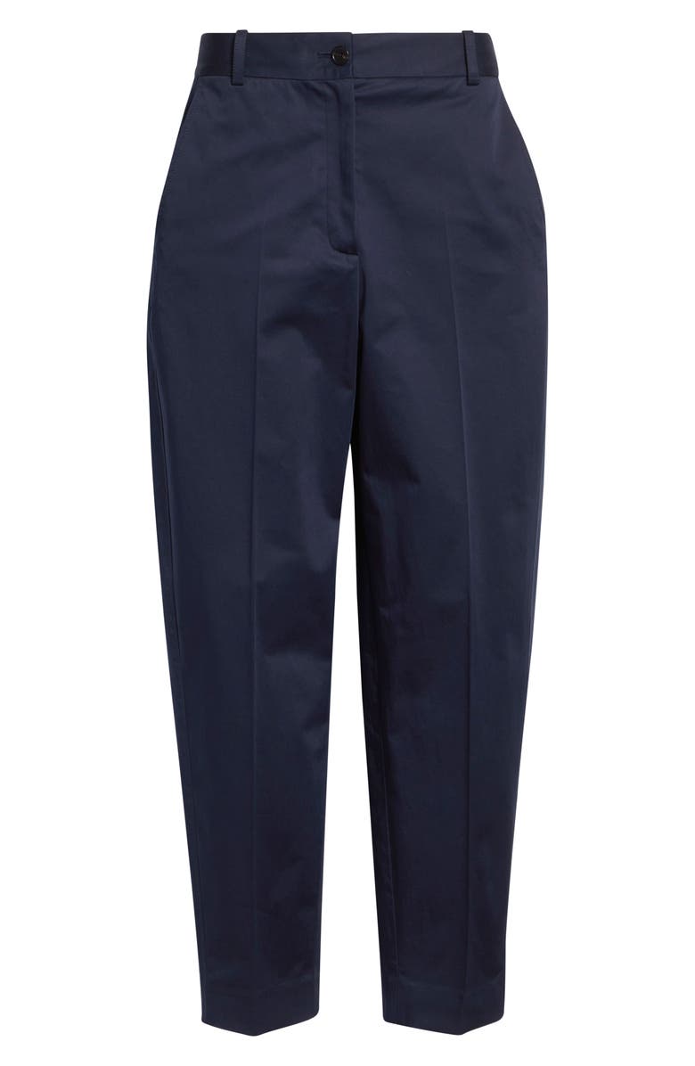 PARTOW Astor Cotton Stretch Twill Tapered Leg Pants, Alternate, color, Navy