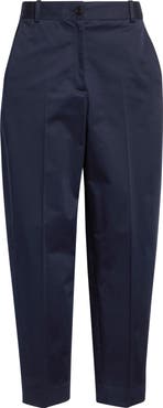 PARTOW Astor Cotton Stretch Twill Tapered Leg Pants