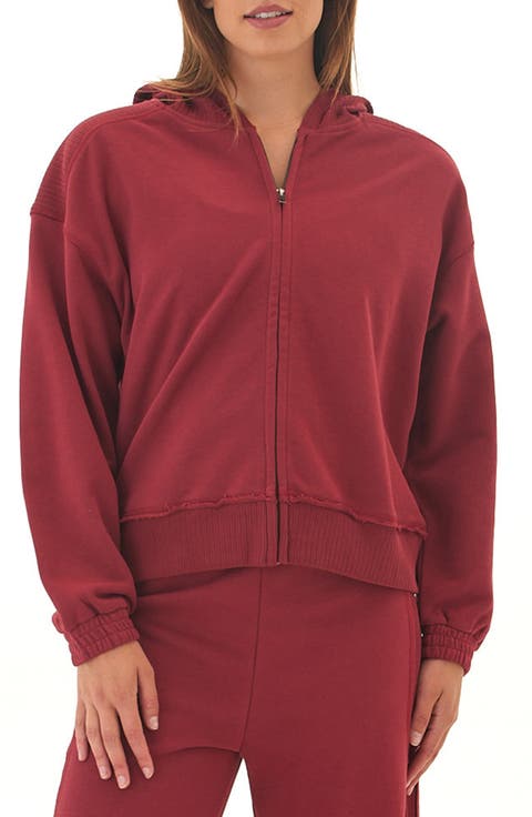 Starla Cotton Blend French Terry Zip Hoodie