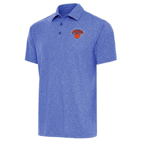 Men's Antigua  Heather Royal New York Knicks Par Polo