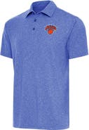 ANTIGUA Men's Antigua Heather Royal New York Knicks Par Polo