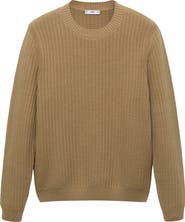 MANGO Crewneck Sweater