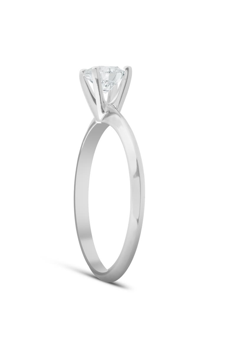 Bliss Diamond 1/3ct Round Solitaire Diamond Engagement Ring 14K Gold, Alternate, color,