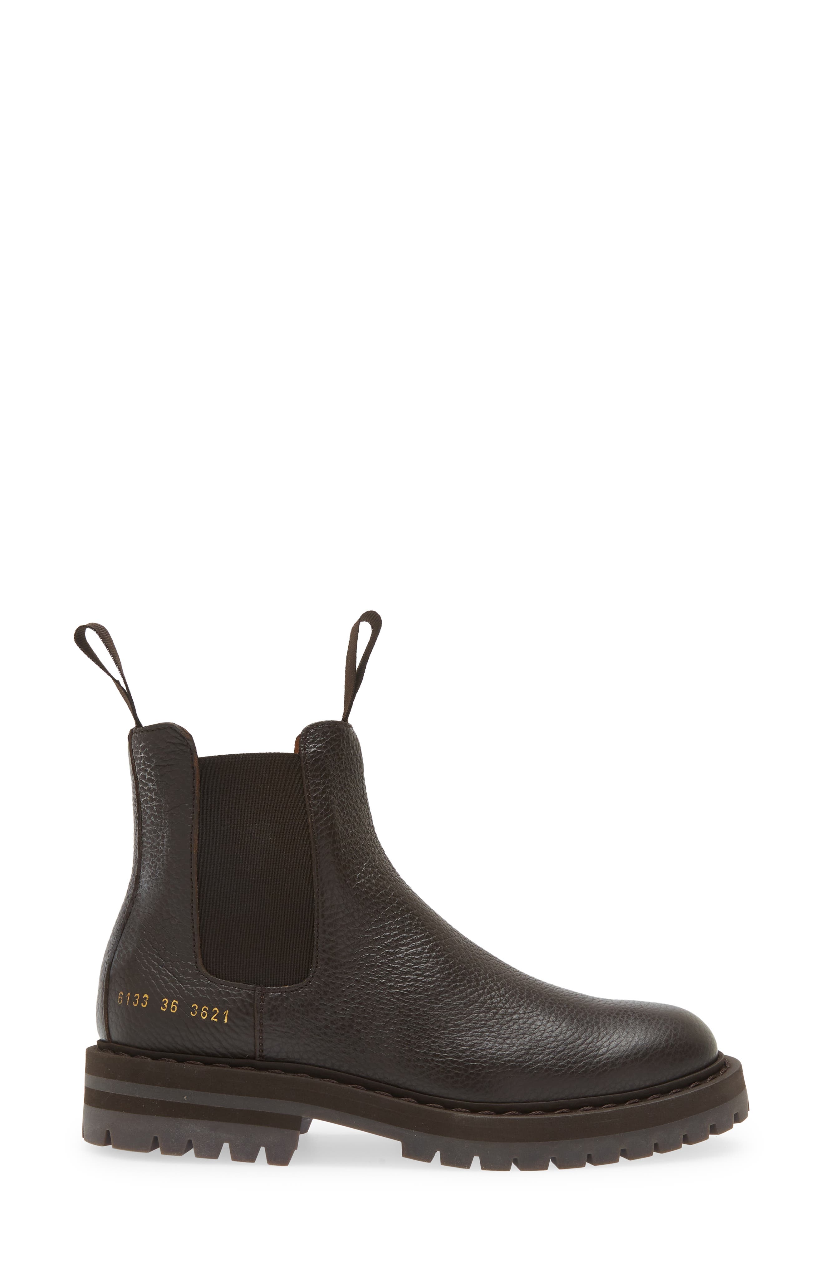Common Projects Chelsea Boot, Alternate, color, Brown