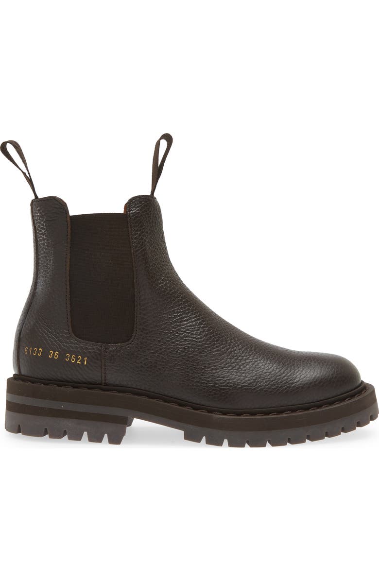 Common Projects Chelsea Boot, Alternate, color, Brown