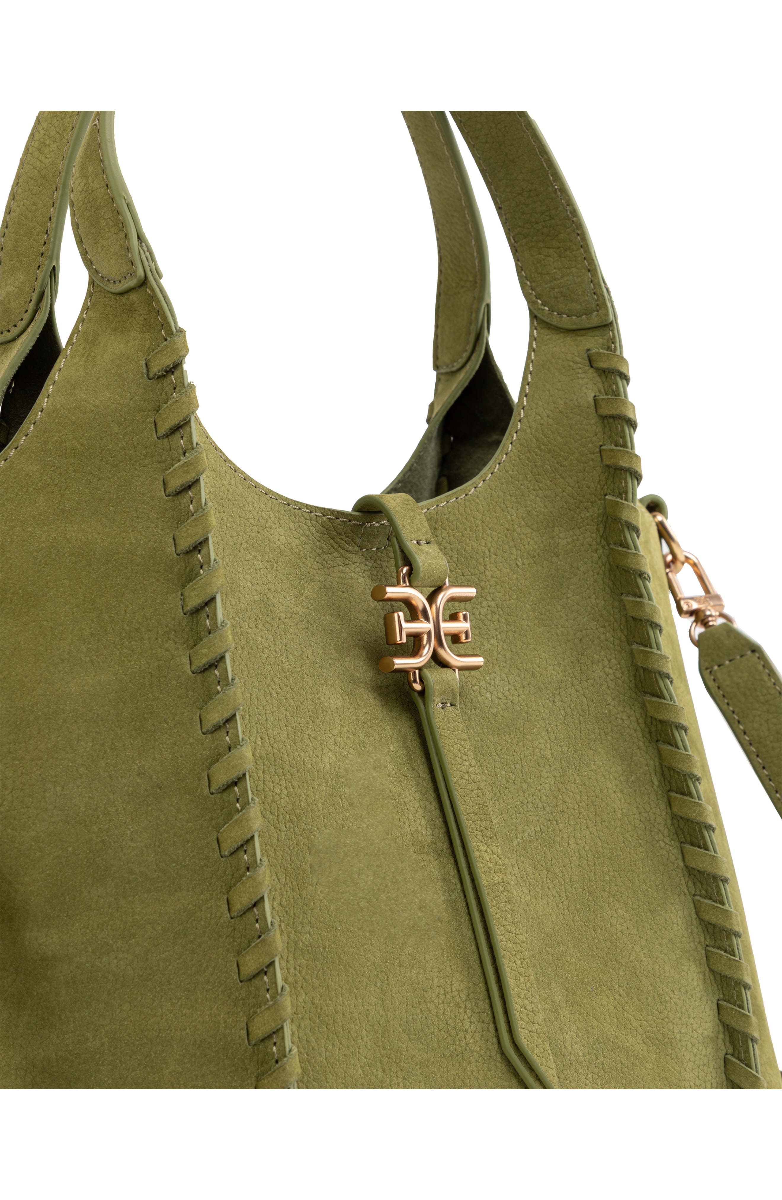 Sam Edelman Mini Sylvia Leather Crossbody Bag, Alternate, color, Pistachio