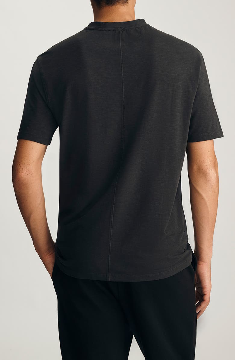 Mavi Jeans Slub Jersey Pocket T-Shirt, Alternate, color, Pirate Black