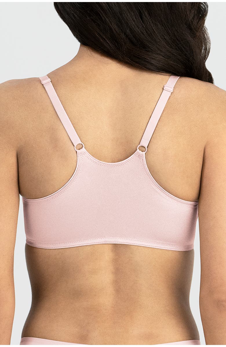 Dominique Intimates Meryl Front Closure Minimizer Racerback Bra, Alternate, color, Pink