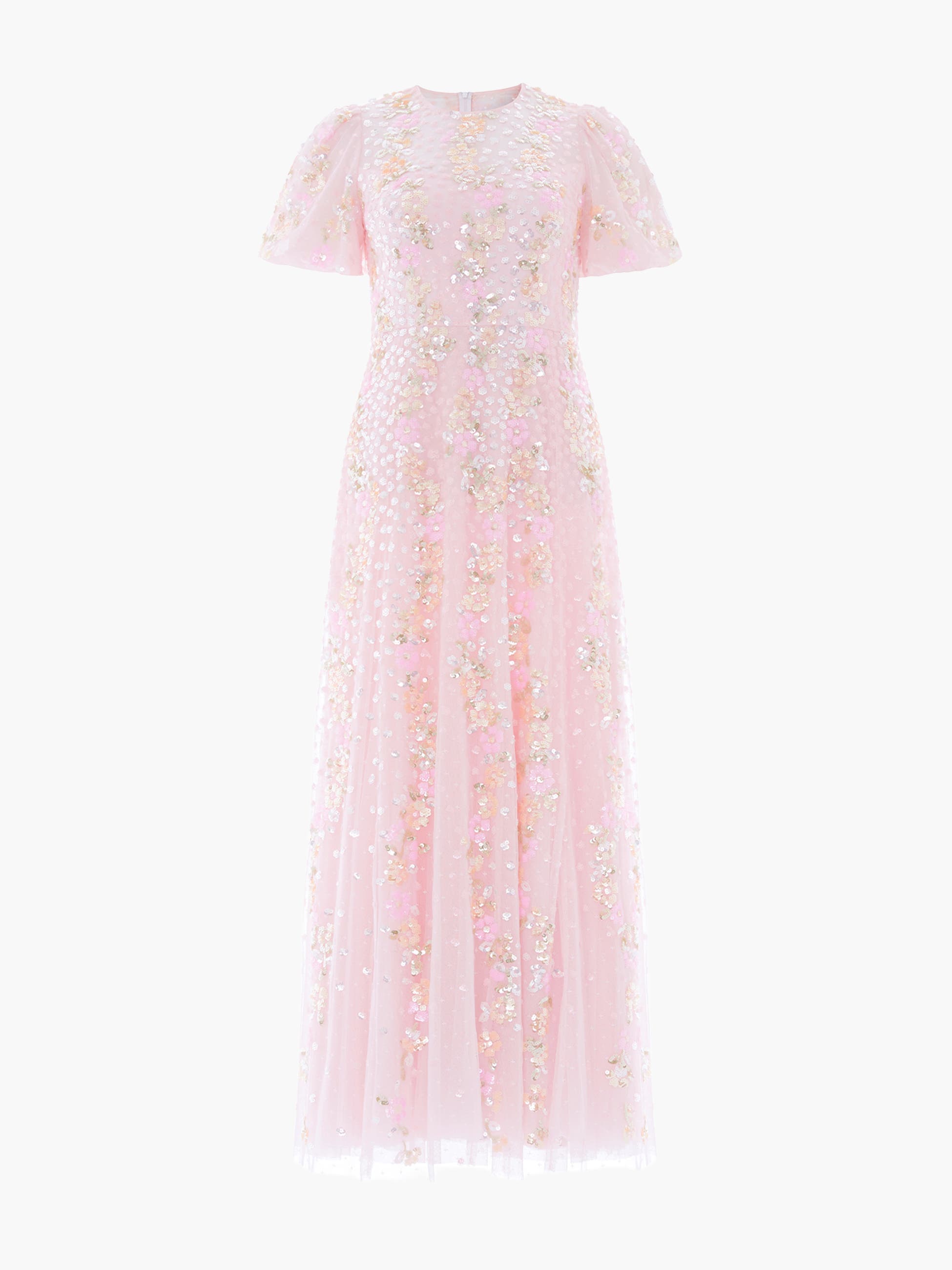 Confetti Round Neck Ankle Gown - image 2