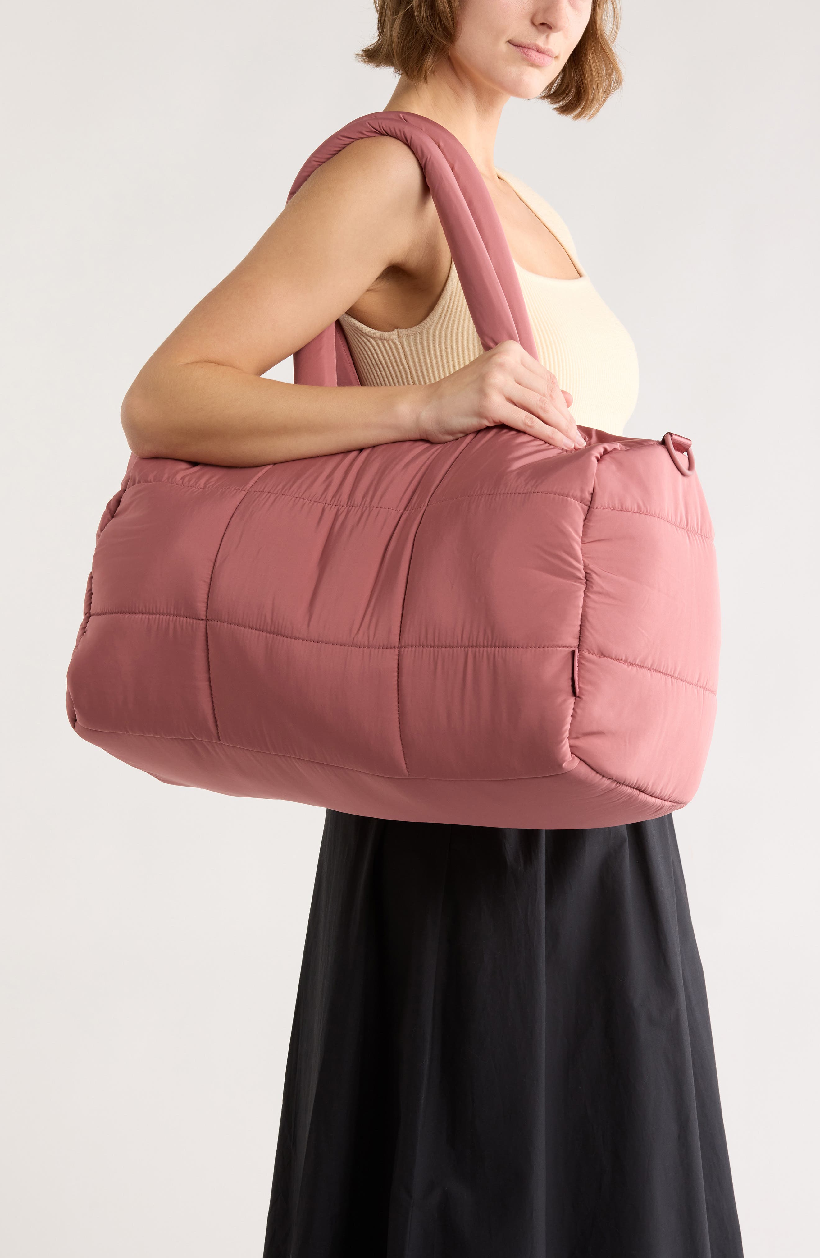 Cloud Duffle Bag, Alternate, color, DESERT ROSE
