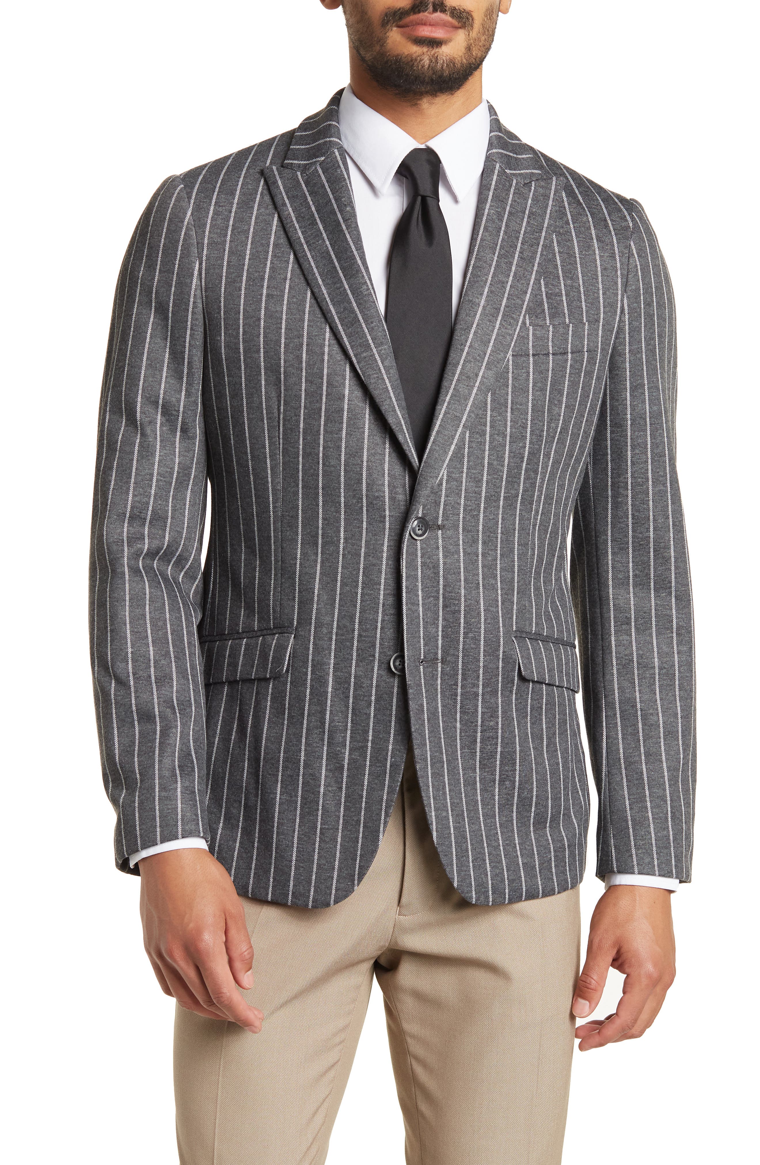 SOUL OF LONDON Soft Pinstripe Blazer (Men) | Nordstromrack